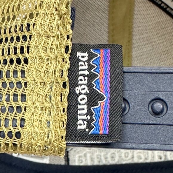 NEW Patagonia P-6 Logo LoPro Trucker Hat Steam Blue One Size Snapback NWOT - Picture 6 of 11